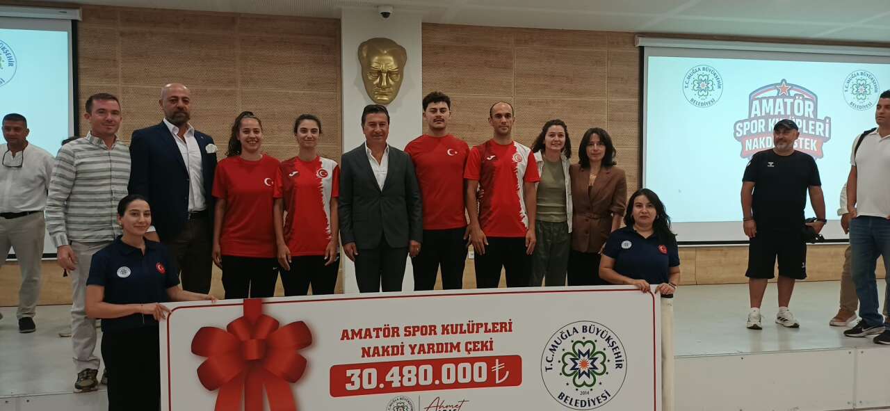 Muğla Büyükşehir Belediyesi'nden Amatör Spor Kulüplerine 30 Milyon 480 Bin TL Nakdi Destek 4